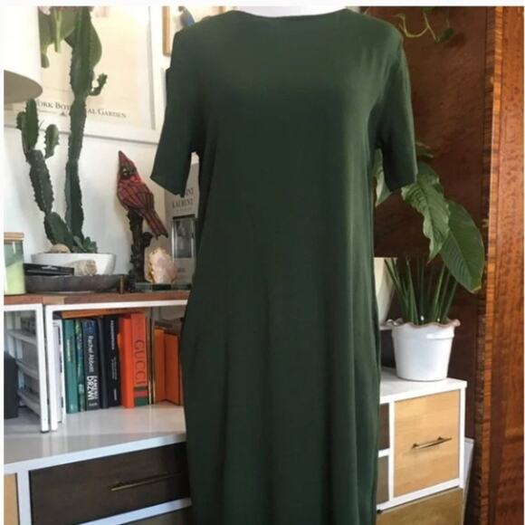 & OTHER STORIES Green Cut Out Dress 6 - Picture 8 of 11